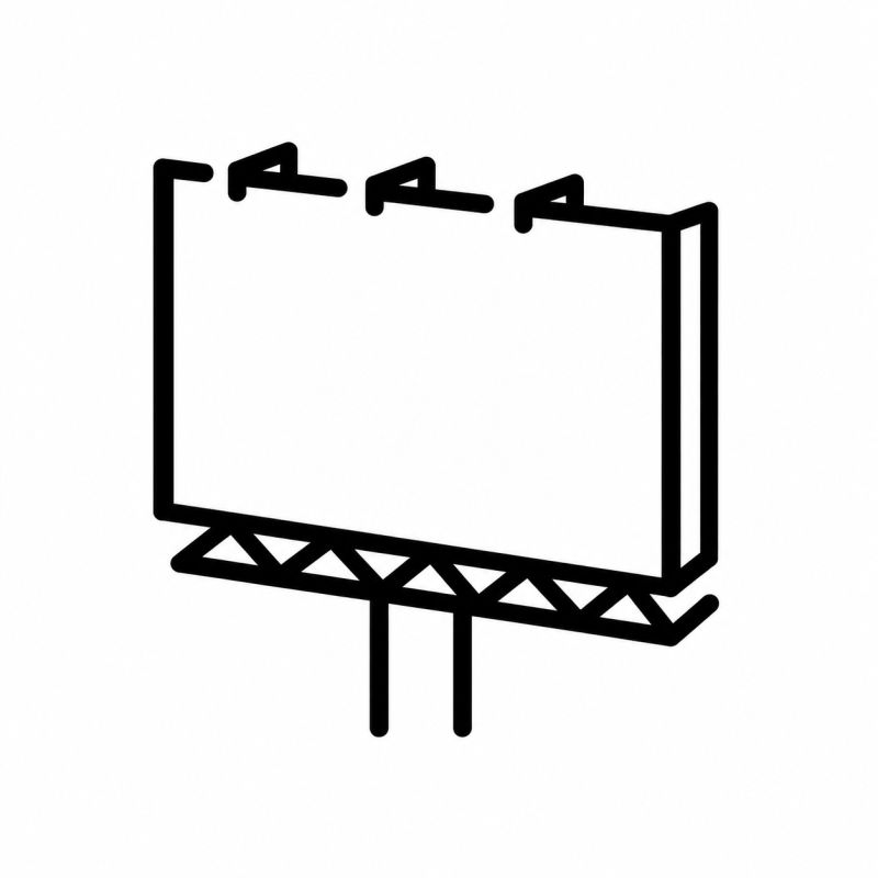 Outdoor advertising billboards